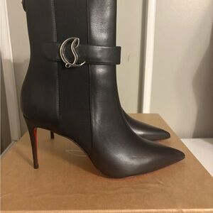 Christian Louboutin Black Heeled Boots